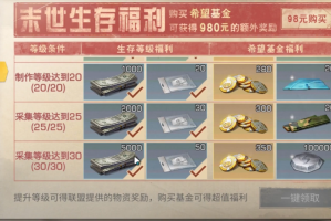 明日之后希望基金是什么(明日之后希望基金值得买吗)