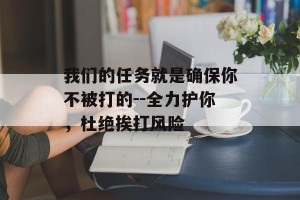 我们的任务就是确保你不被打的--全力护你，杜绝挨打风险
